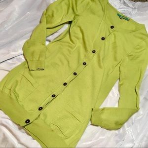 Boden lime cardigan